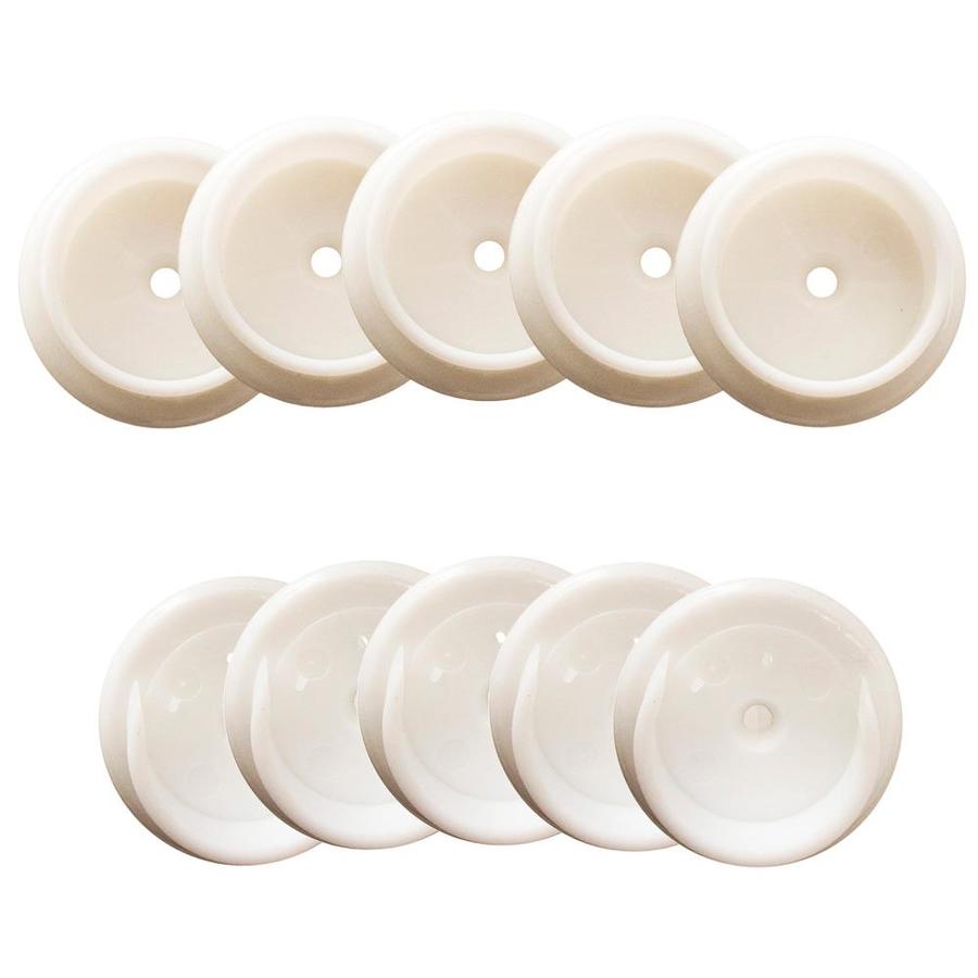 Design House 1 3 8 In Plastic Closet Pole Socket 5 Pack At