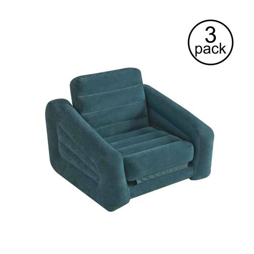 Intex Inflatable Pull Out Chair Seat and Twin Bed Air ...