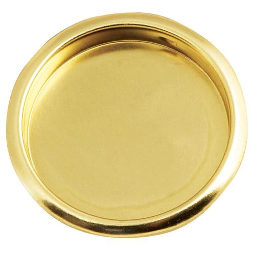 Design House 2 1 8 In Polished Brass Closet Door Finger Pull At