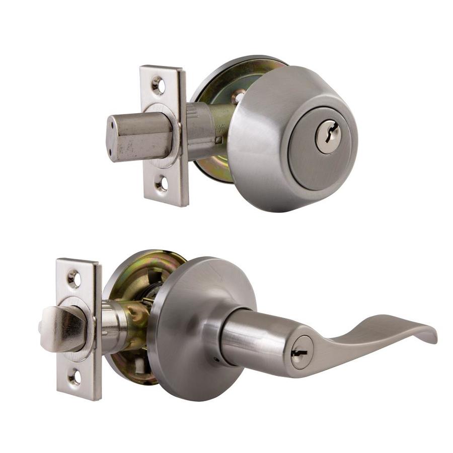 Design House Stratford Stratford Satin Nickel Universal Keyed