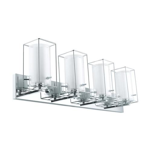 EGLO Iride 4Light Chrome Modern/Contemporary Vanity Light in the