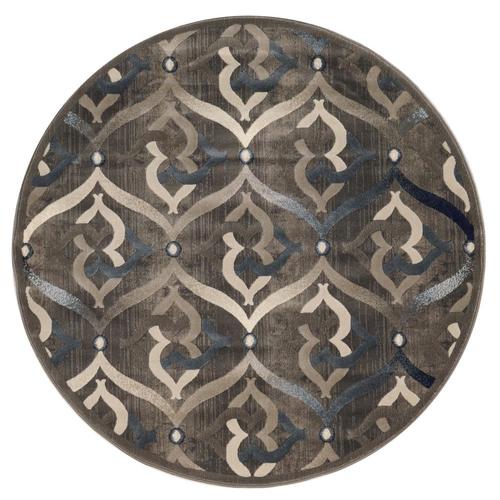 Radici Usa Iseo Brown Round Indoor Machine Made