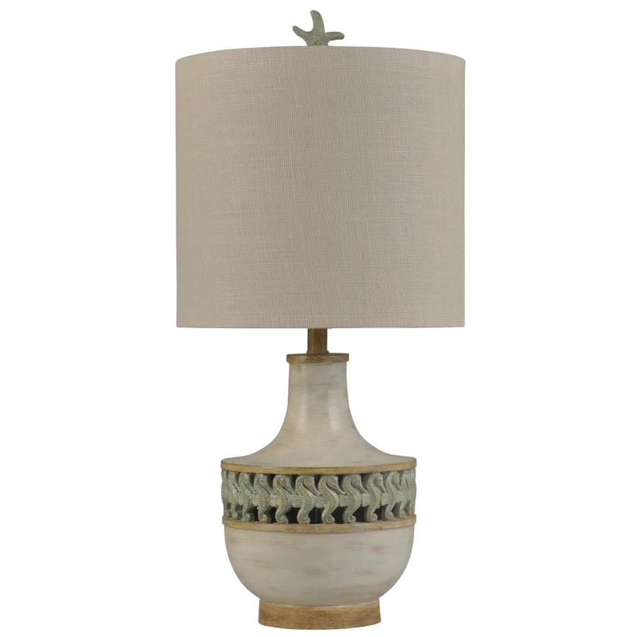 StyleCraft Home Collection Trellis 30-in Trellis Blue 3-Way Table Lamp ...