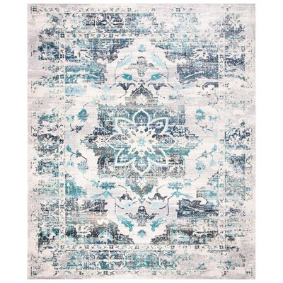 Safavieh Aria Chodor Cream Gray Indoor Vintage Area Rug Common 8 - Cream Gray And Teal Area Rugs Safavieh Aria Chodor Cream Gray Indoor Vintage Area Rug Common 8 - Cream Gray And Teal Area Rugs