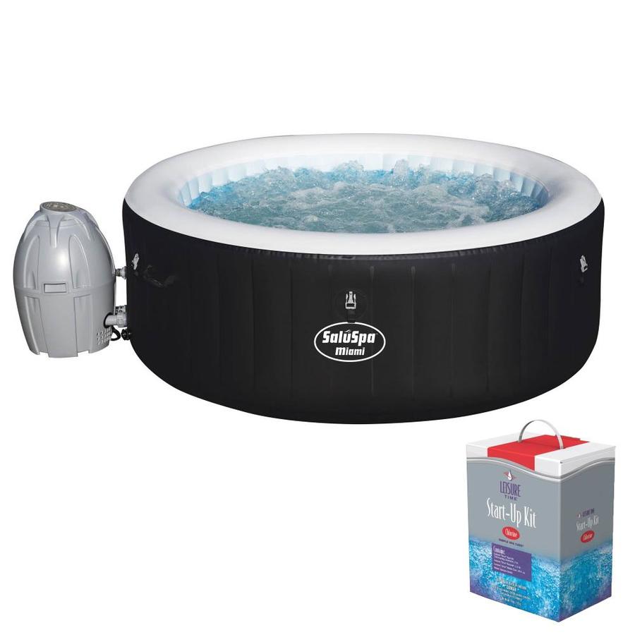 Bestway 6-Person 60-Jet Square Inflatable Hot Tub in the Hot Tubs ...