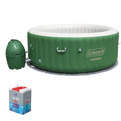 Coleman Saluspa 6 Person Inflatable Outdoor Spa Hot Tub And