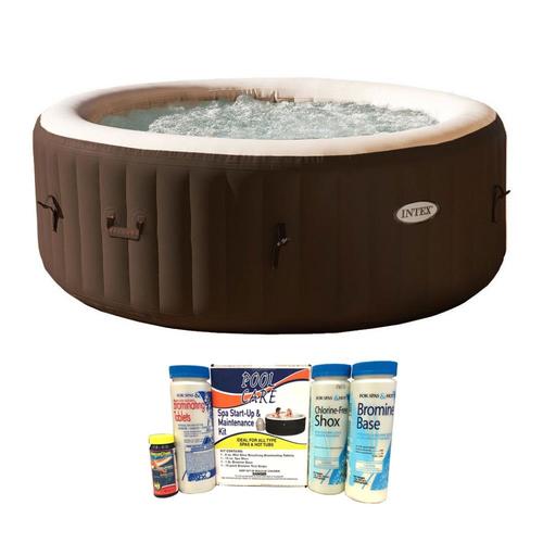 Intex 4Person 120Jet Round Inflatable Hot Tub in the Hot Tubs & Spas