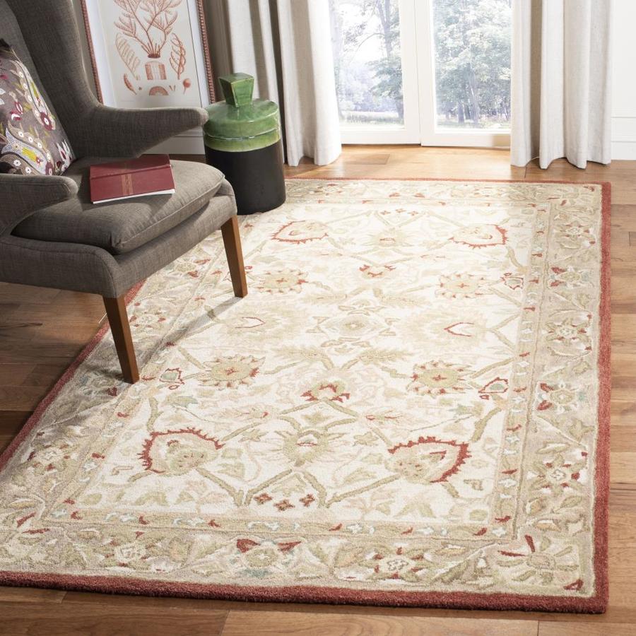 Safavieh Anatolia Rumi 10 x 14 Beige/Rust Indoor Floral/Botanical ...