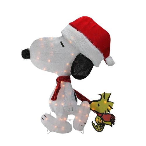 Northlight 32 In Snoopy And Woodstock Light Display With Clear