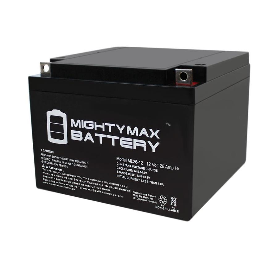 Mighty Max Battery 12 Volt 26 Ah T3 Terminal Rechargeable Sealed Lead Acid Battery