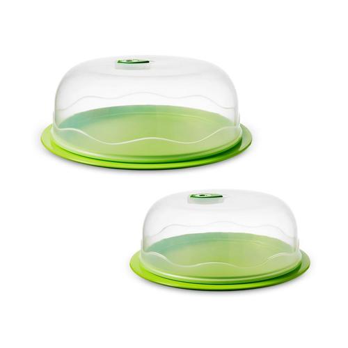 Ozeri 3 Piece Multisize Plastic Cake Server Carrier in the
