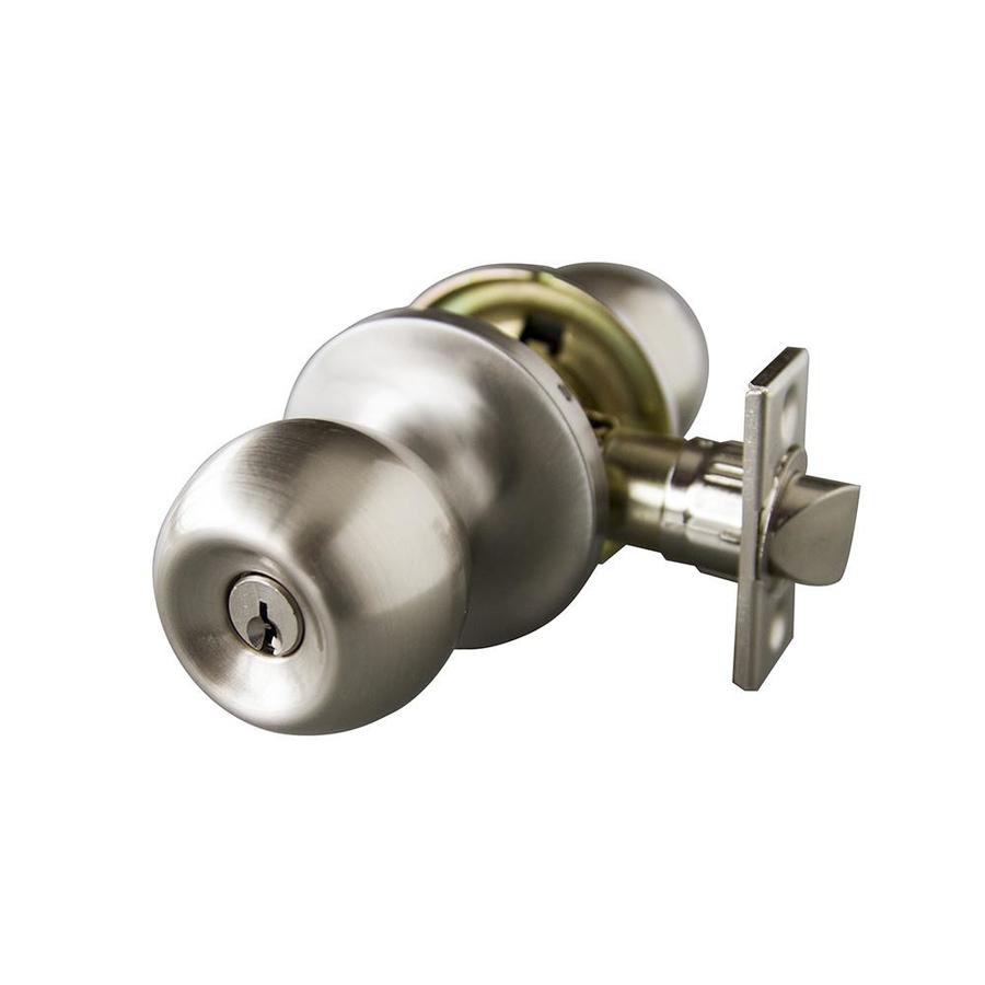 Design House Satin Nickel Keyed Entry Door Knob in the Door Knobs ...