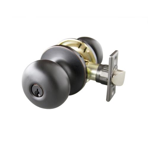 Design House Oil Rubbed Bronze Keyed Entry Door Knob In The Door Knobs Department At 3478