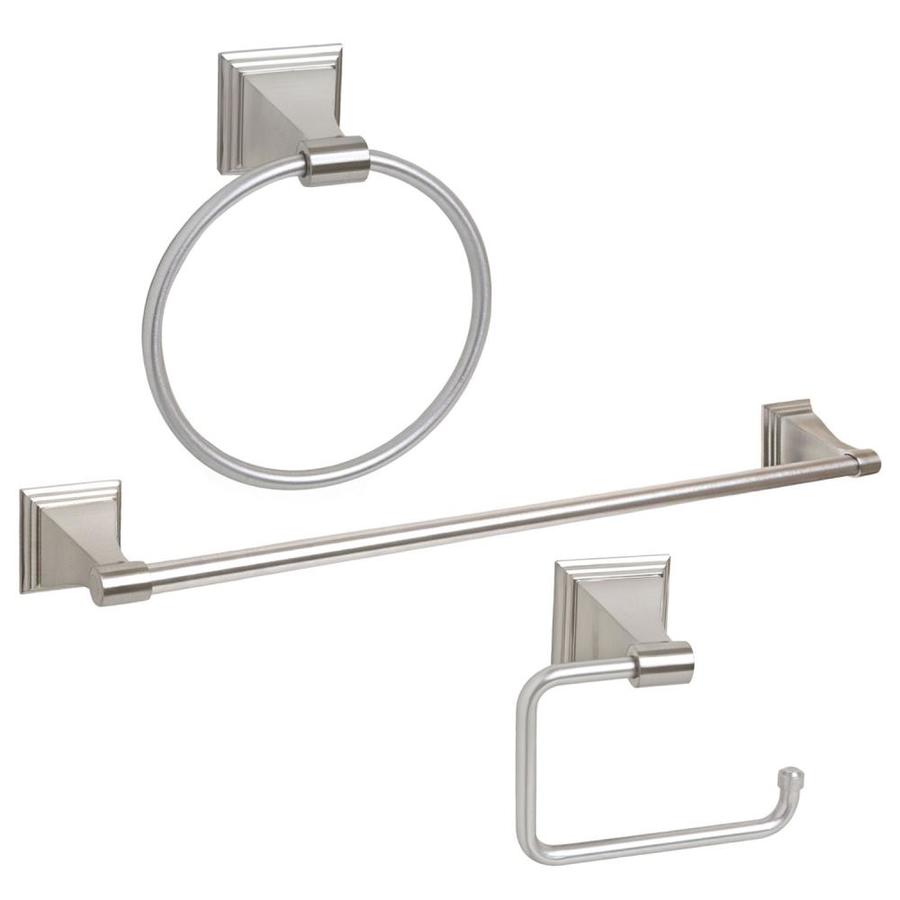 ARISTA Leonard Satin Nickel Decorative Bathroom Hardware Set