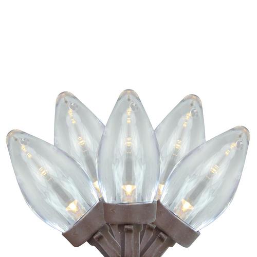 Northlight 192ft 25Light Clear GlassShade PlugIn Bulbs LED String