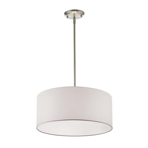Z-Lite Albion Brushed Nickel Modern/Contemporary Pendant Light in the ...