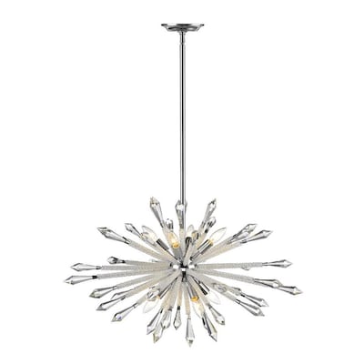 Z-Lite Soleia 8-Light Chrome Modern/Contemporary Crystal Chandelier Z-Lite Soleia 8-Light Chrome Modern/Contemporary Crystal Chandelier