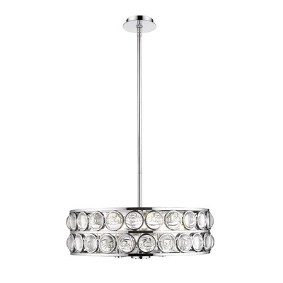 Z-Lite Eternity 6-Light Chrome Modern/Contemporary Crystal Chandelier Z-Lite Eternity 6-Light Chrome Modern/Contemporary Crystal Chandelier