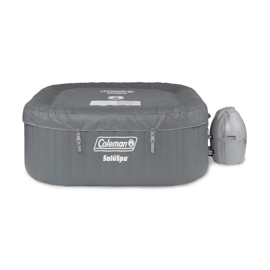 Coleman 4-Person 60-Jet Square Inflatable Hot Tub in the Hot Tubs ...