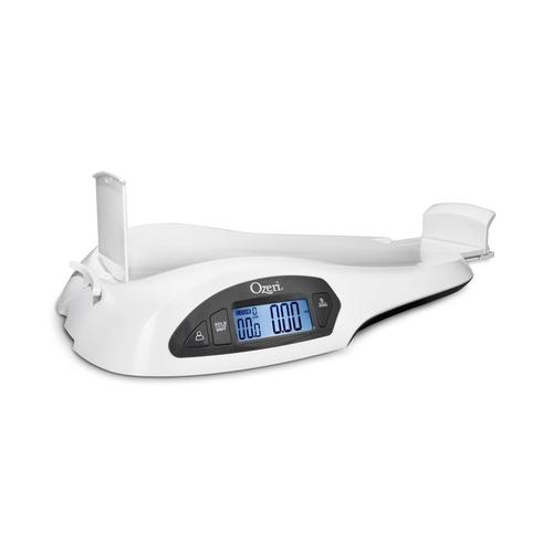 Ozeri 55 lbs. Digital White Bathroom Scale in the Bathroom Scales