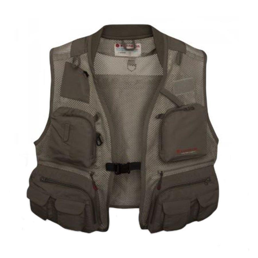 Redington First Run Fly Fishing Fast Wicking Mesh Vest with Pockets, Large/XLarge in the