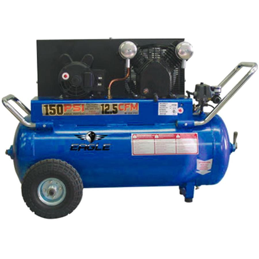 EAGLE 25Gallon Single Stage Portable Corded Electric Horizontal Air