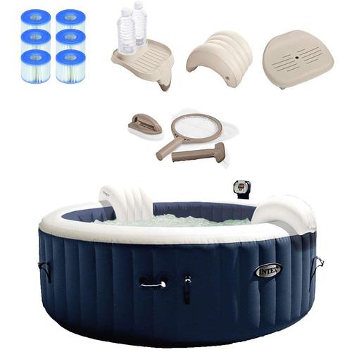 Intex 6-Person 170-Jet Round Inflatable Hot Tub in the Hot Tubs & Spas ...