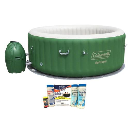 Coleman 6-Person 60-Jet Round Inflatable Hot Tub in the Hot Tubs & Spas ...