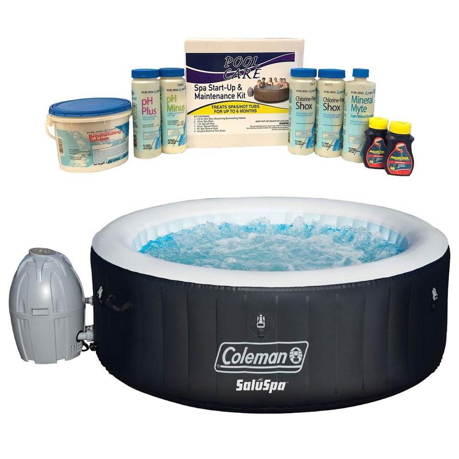 Coleman 4Person 60Jet Round Inflatable Hot Tub in the Hot Tubs & Spas