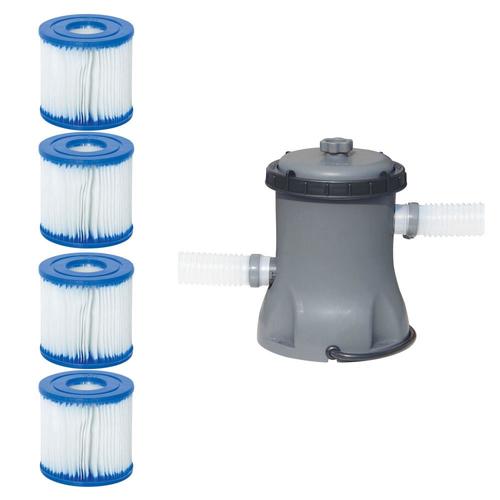 Bestway 4-Pack 50-sq ft Pool Cartridge Filter in the Pool Cartridge ...