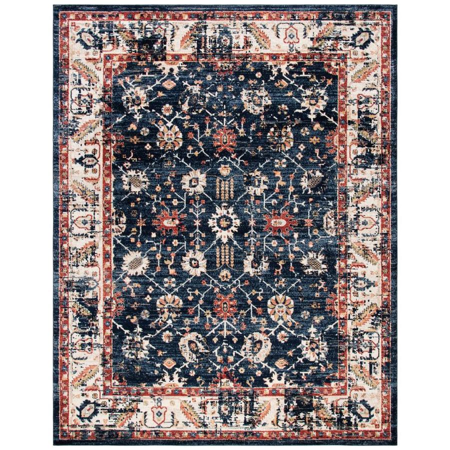 Safavieh Charleston Khotan Navy/Ivory Indoor Vintage Area Rug