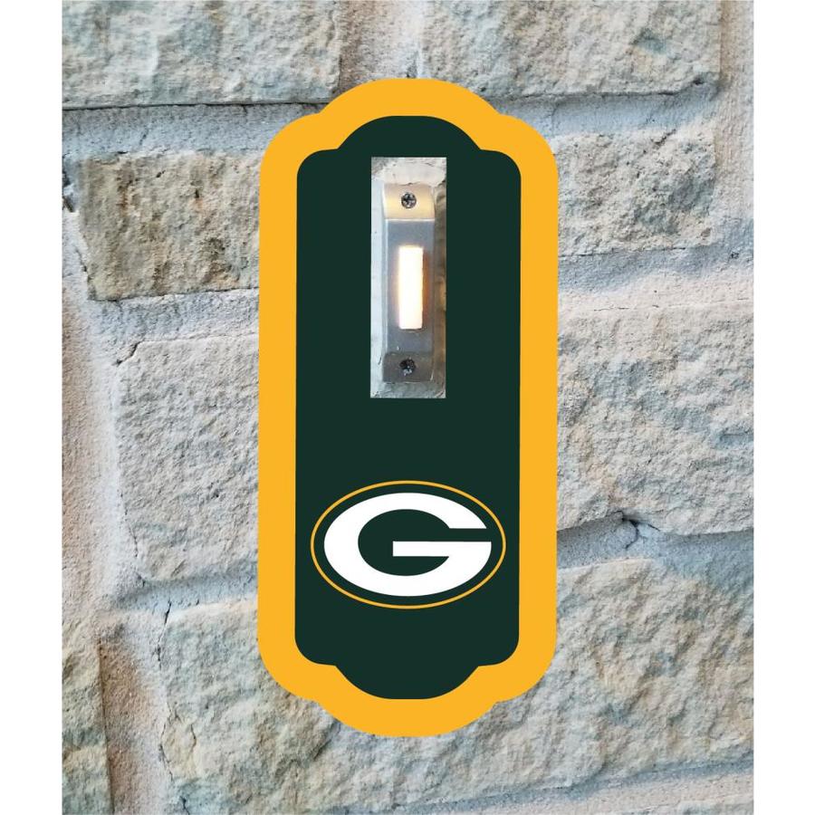 Applied Icon Green Bay Packers Doorbell Graphic Multiple Colors