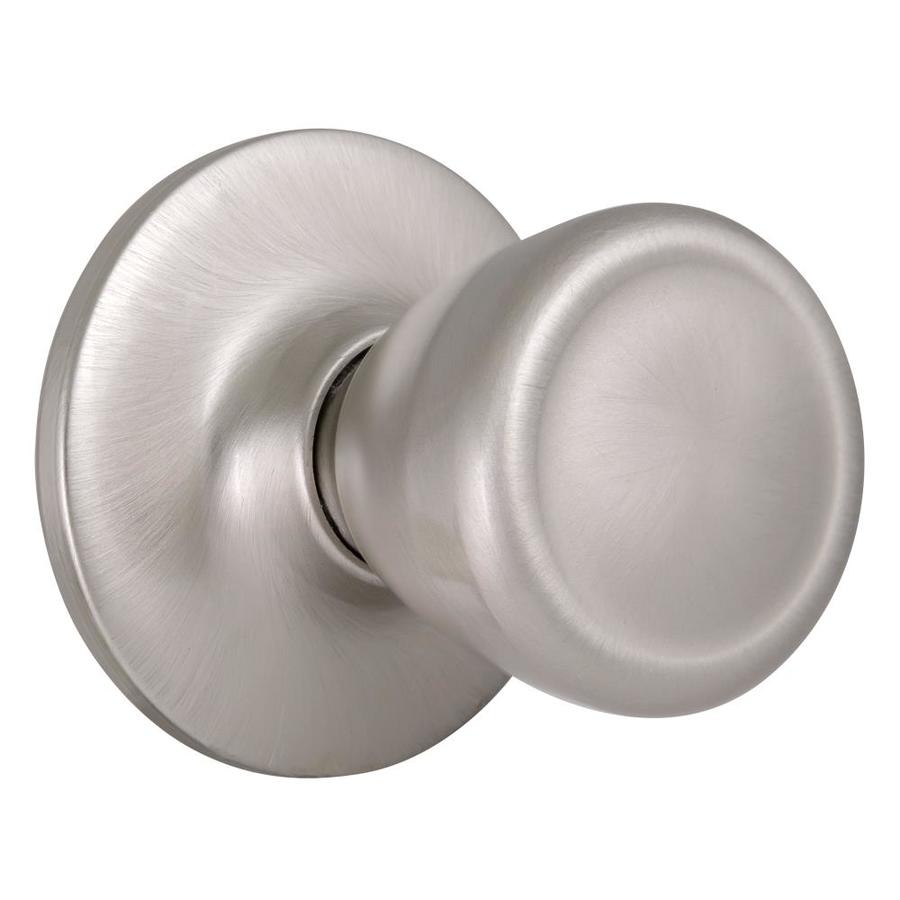 Design House Pro Tulip Satin Nickel No Deadbolt Passage Door Knob