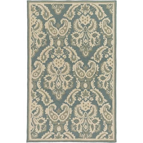 Surya Skye Denim Indoor/Outdoor Handcrafted MidCentury Modern Area Rug