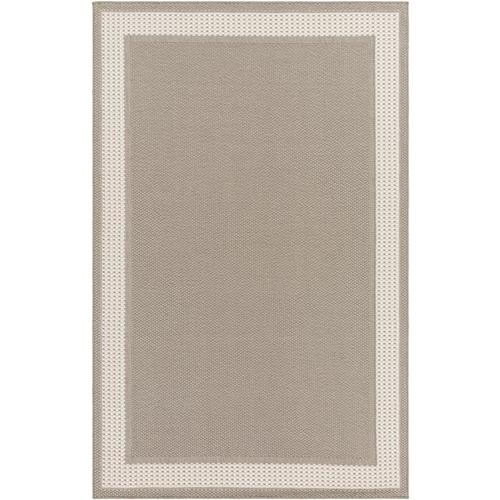Surya Breeze 8 X 10 Taupe Indooroutdoor Solid Area Rug In The Rugs Department At