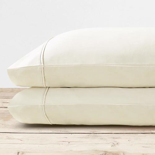 Brielle Home Ivory Bamboo Pillow Case in the Pillow Cases department at