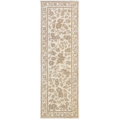 Surya Smithsonian 2 x 8 Cream Indoor Floral/Botanical Oriental Handcrafted Area Rug Surya Smithsonian 2 x 8 Cream Indoor Floral/Botanical Oriental Handcrafted Area Rug