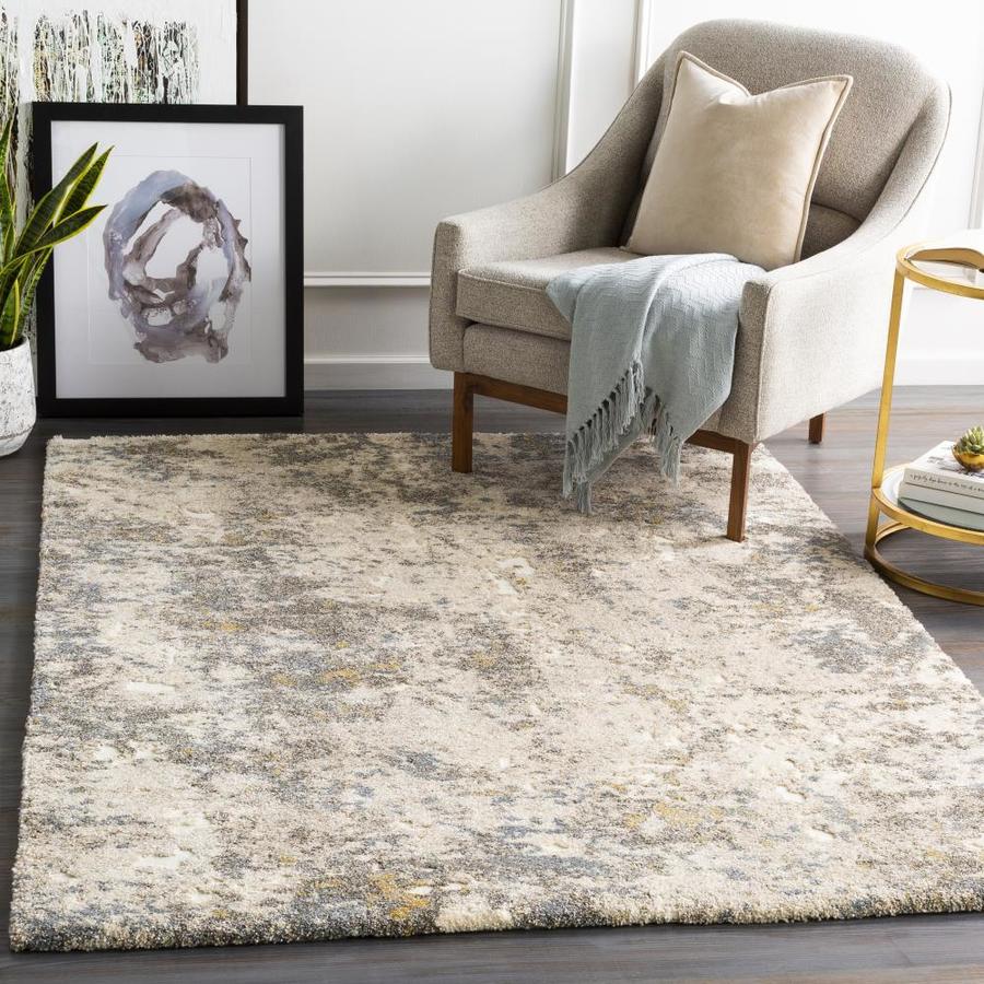 Surya Tuscany 7 x 10 Beige Indoor Abstract Vintage Area Rug in the Rugs ...