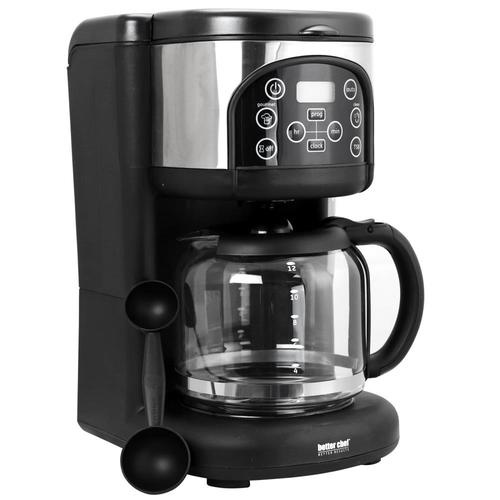 Better Chef 12-Cup Black Commercial/Residential Drip Coffee Maker in ...