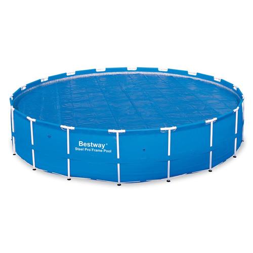 Bestway 18 Foot Round Above Ground Swimming Pool Solar Heat Cover