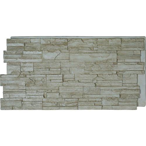 Ekena Millwork Cascade Stacked Stone 8sq ft Sandstone Faux Stone Veneer at