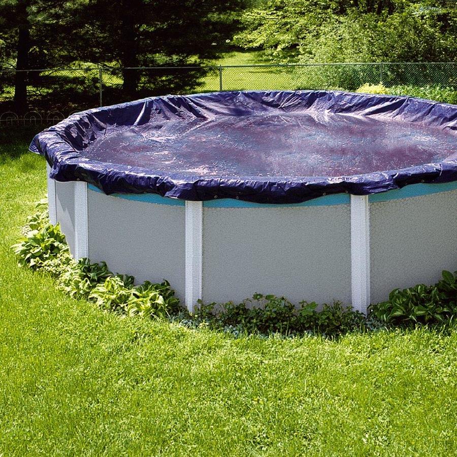 above ground automatic pool covers oval winter