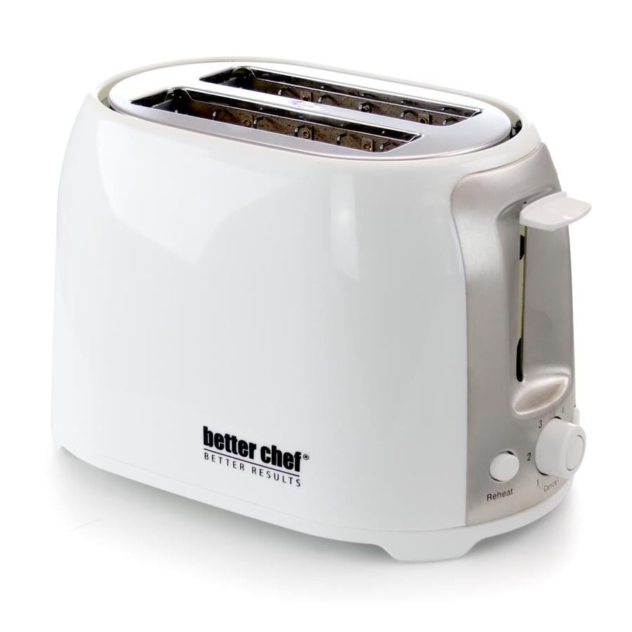 Better Chef 2-Slice White 100-Watt Toaster