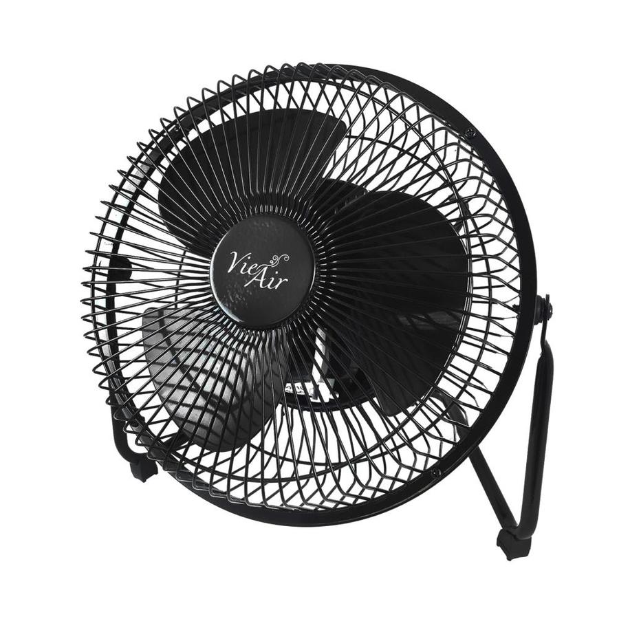 Vie Air Vie Air 8 In High Velocity Metal Desk And Floor Fan At