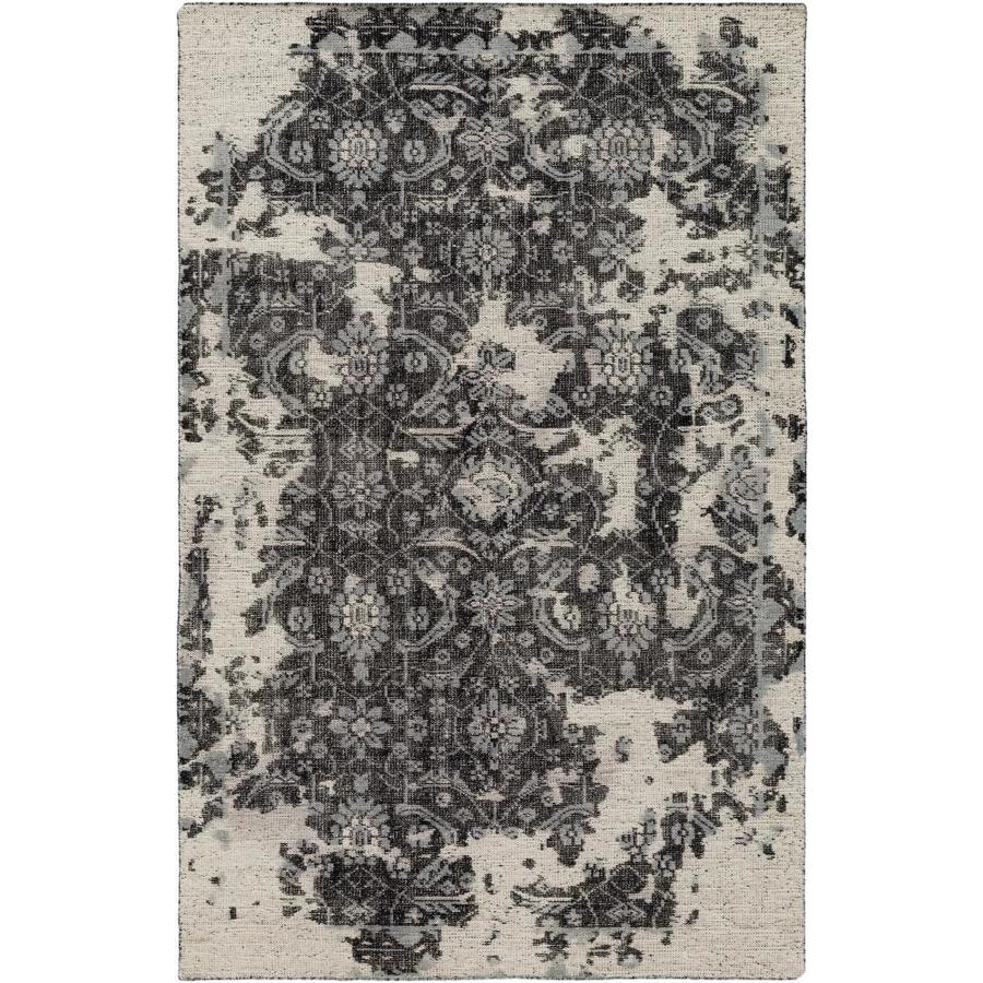 Surya Hoboken Black Indoor Handcrafted Vintage Area Rug