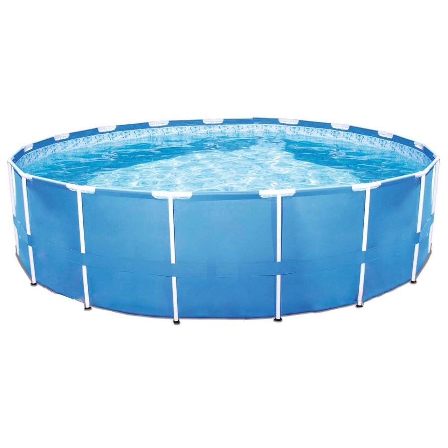 Bestway 12-ft x 12-ft x 30-in Round Above-Ground Pool in the Above ...