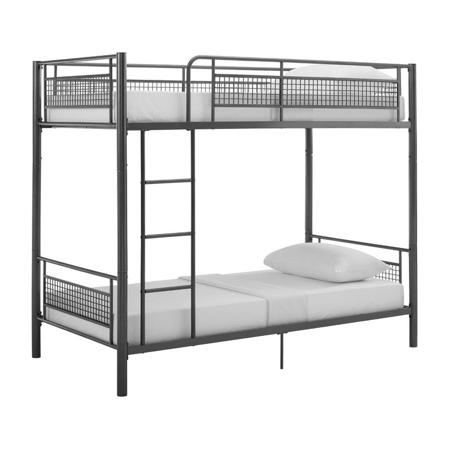 silver bunk beds