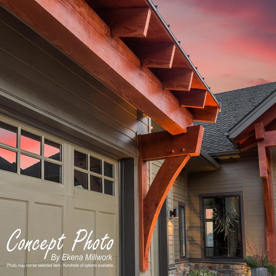 4 Width x 24 Depth x 24 Height Ekena Millwork BKT04X24X24THR04RWR Thorton Craftsman Rough Sawn Bracket Western Red Cedar