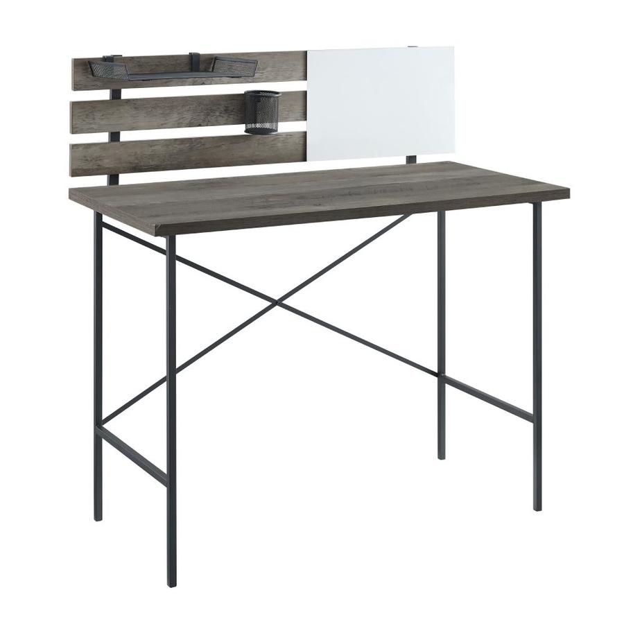 Walker Edison Transitional Gray Wash Writing Desk At Lowes Com