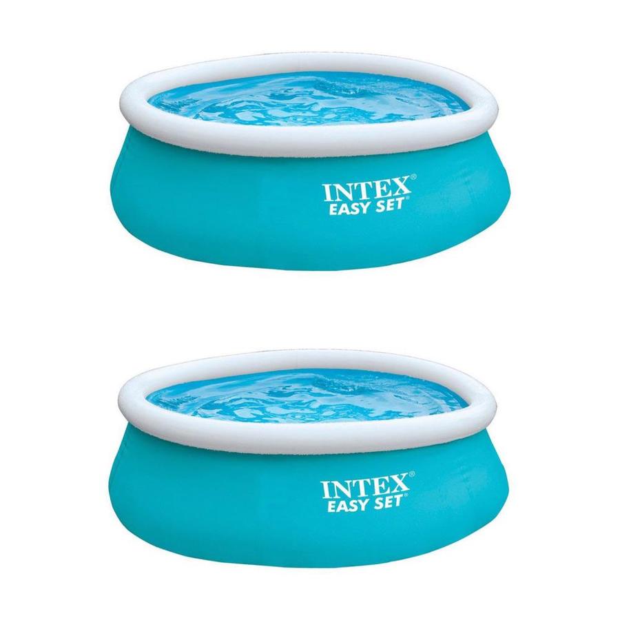 intex 7.5 ft swim centre round